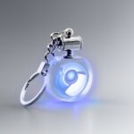 Porte Clé Rond Lumineux à Personnaliser avec votre logo