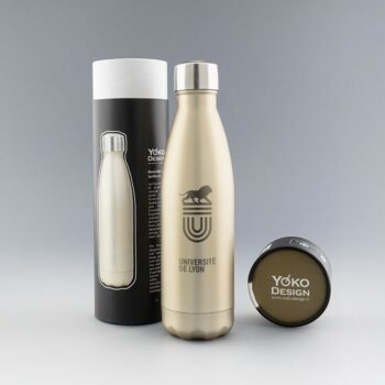 Bouteille Isotherme Collection dorée à Personnaliser