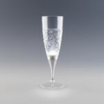 Flûte à Champagne Lumineuse en plastique, couleur Blanc