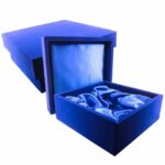 Coffret cadeau individuelle Grand Trophée Verre Rond à Personnaliser