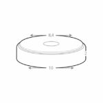 Socle Rond Lumineux – Eclairage Trophée Gravé