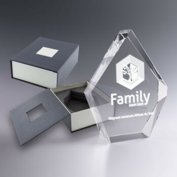 Trophée Verre Prestige personnalisé par Zephyr Pro