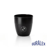 Duralex Gigogne 9 cl noir — Personnalisation du logo Verre Duralex Gigogne 9 cl noir avec le logo rond BMW centré sur la partie basse.